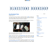 Tablet Screenshot of bluestonebookshop.com